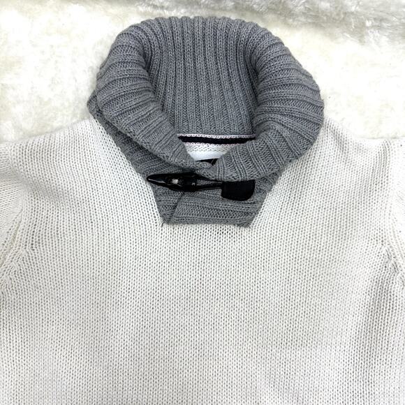 Shawl Neck Boys Cotton Sweater with Toggle Button NWT Sze 6 - Picture 9 of 11